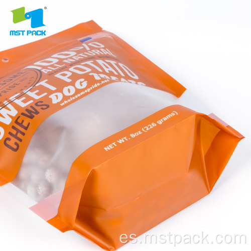 Bolsa de plástico para comida para perros